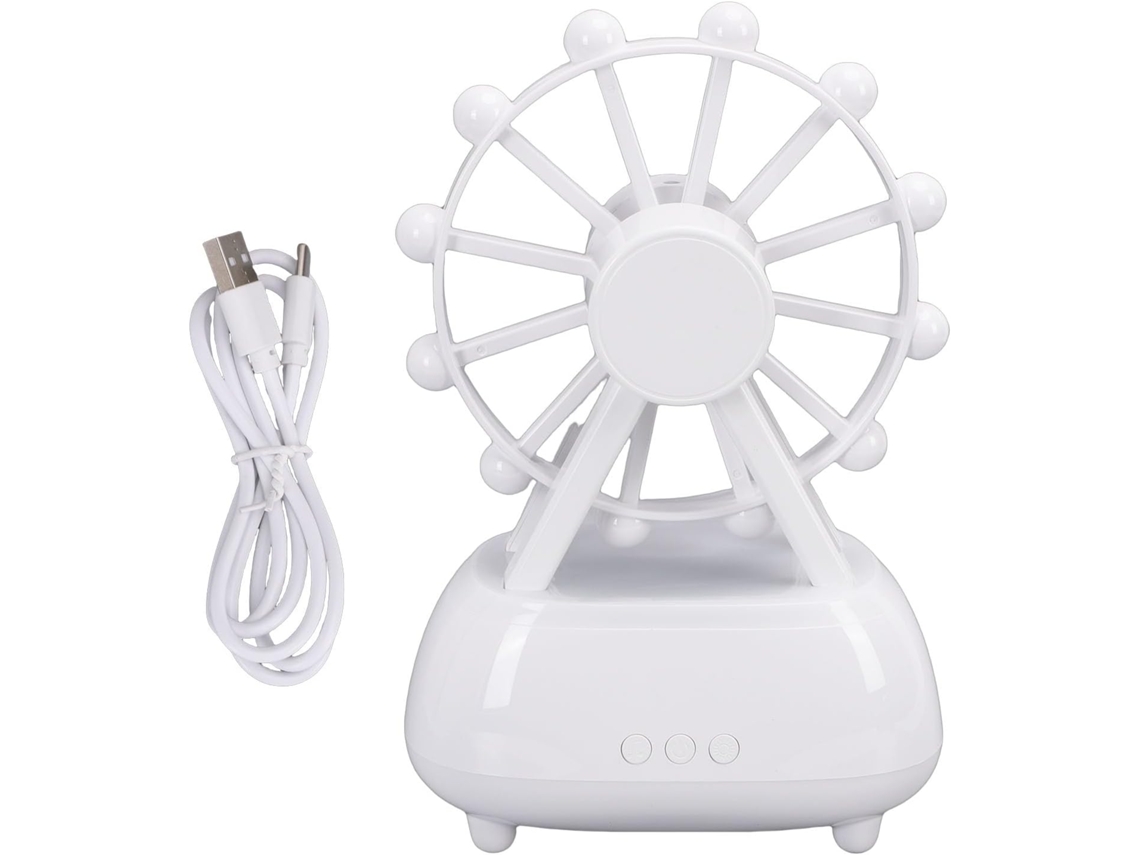 Umidificador Omabeta Em Formato De Roda-gigante Com Alto-falante Bluetooth E Luz Noturna