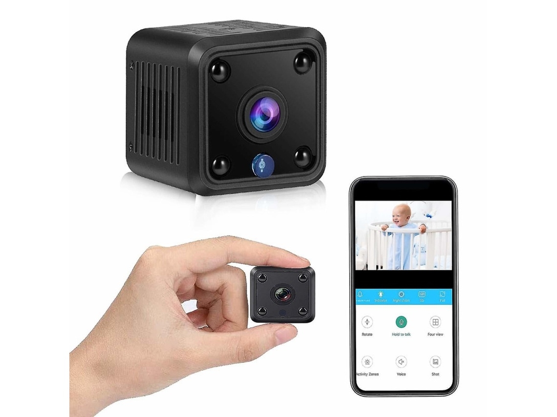 Lurelia Câmara Mini Sem Fios Preto