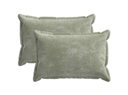 Vidaxl Capa Almofada 2 Unid. Houten Verde 50 X 75 Cm Tecido Chenille
