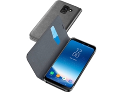 Capa Samsung Galaxy A8 2018 CELLULARLINE Book Preto