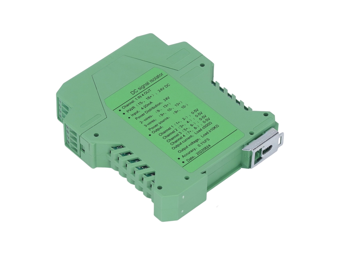 Laxiscreed Isolador De Sinal De Corrente Contínua Com 1 Entrada E 4 Saídas Para Plc