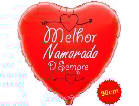 Balão de 90Cm Melhor Namorado BALAOMAIS