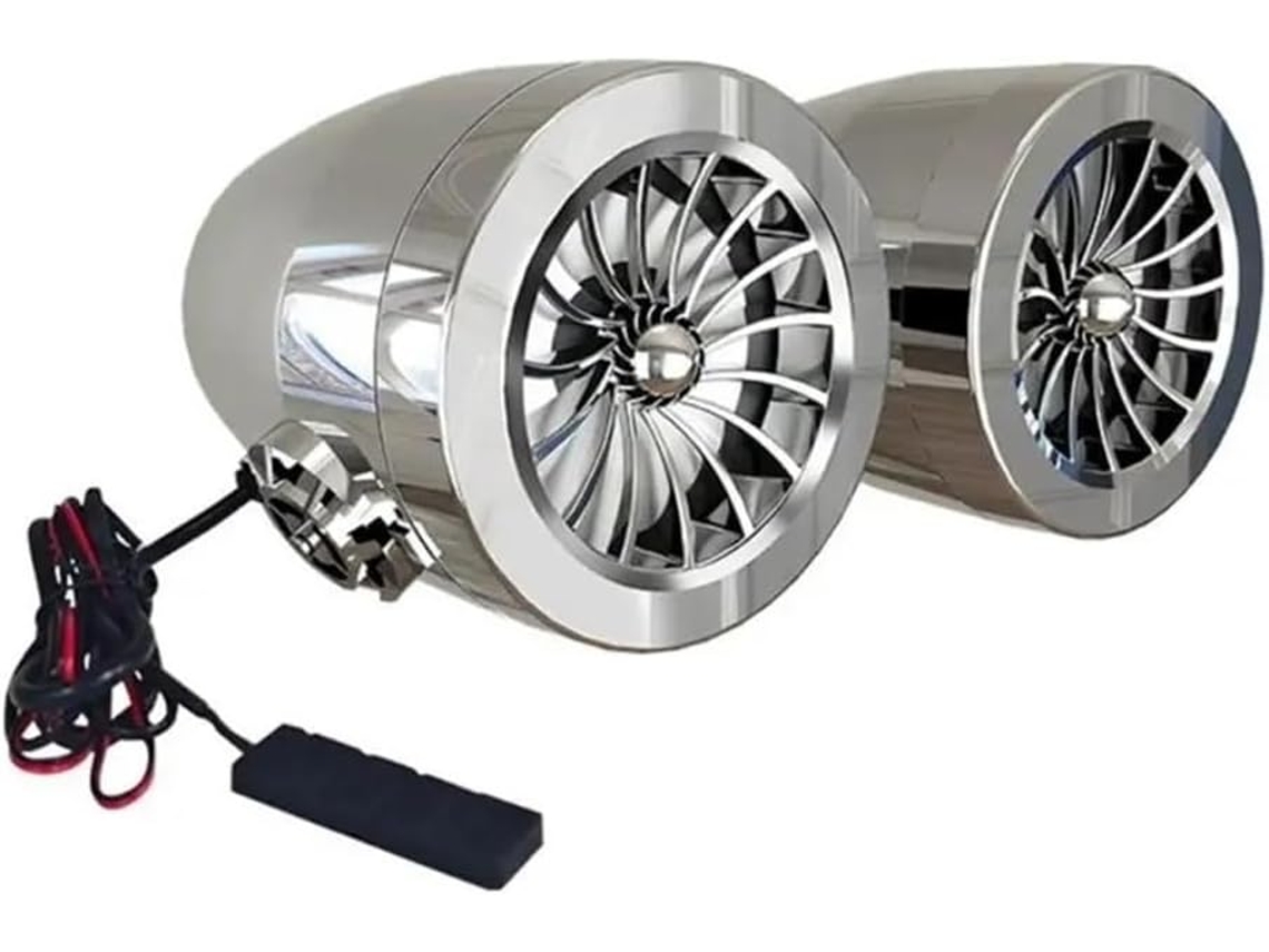 Guidon Audio Amplificador Son De Moto Racionalizado Com Índice Ipx6 E Carregamento Do Aparelho