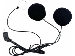 Casque De Moto Com Microfone Para Interfone, Redução Ruído Cvc, Função Rede Elétrica, Preto, Cabo 1 M (b)