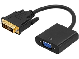 Cabo Adaptador DVI 24+1 Macho para VGA Fêmea