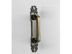 Um Par De Puxadores De Porta De Estilo Europeu Antigo Em Bronze, Para Instalação Em Superfície, Para Portas Duplas E De Correr.