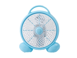 Ventilador Elétrico Cartoon Pequeno Estudante Dormitório