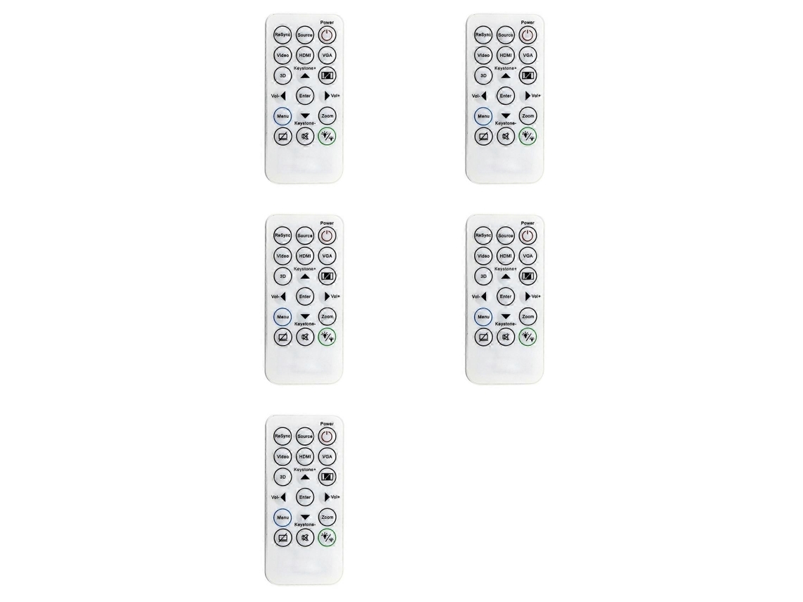 5 Controles Remotos Para Projetor Optma Ir29033 S315 S316 X316 X315 S331 S714 W312 W316 Oex952 Osx852 Hef973 S715st Ops251