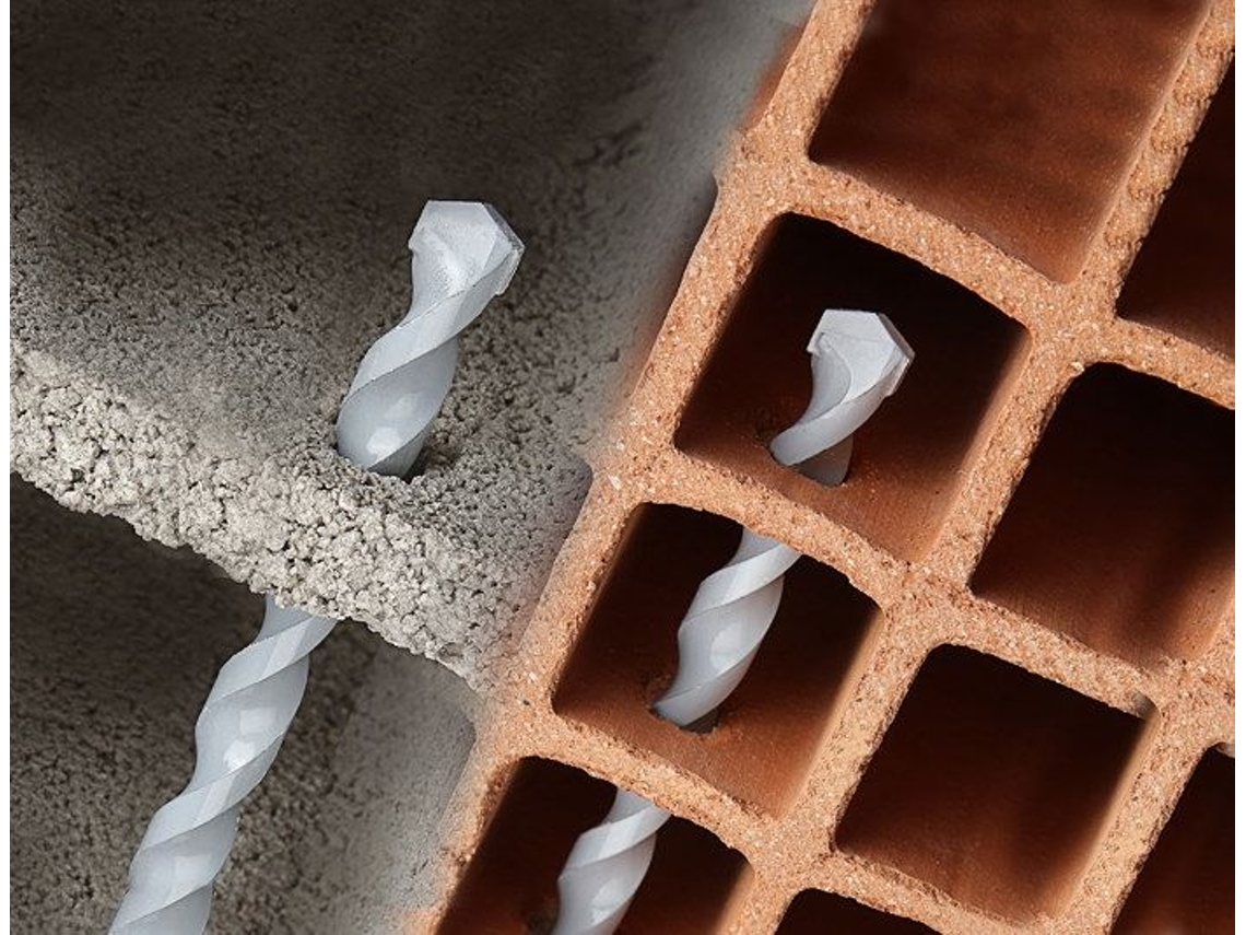 Broca para Concreto Wallster 2 Cortadores Sds Plus 104 14 Comprimento. Útil 200 Longo. Total 260 DIAGER