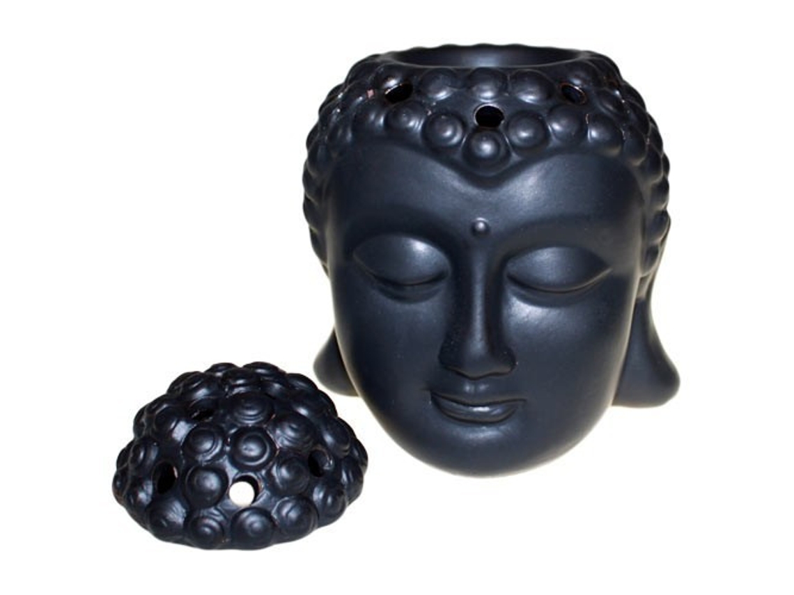 Queimador de Fragrâncias Buda Marrom Unidade 12X10 Cm
