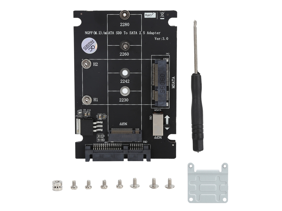 Adaptador Ssd 2 em 1 Msata M.2 Sata LAXISCREED