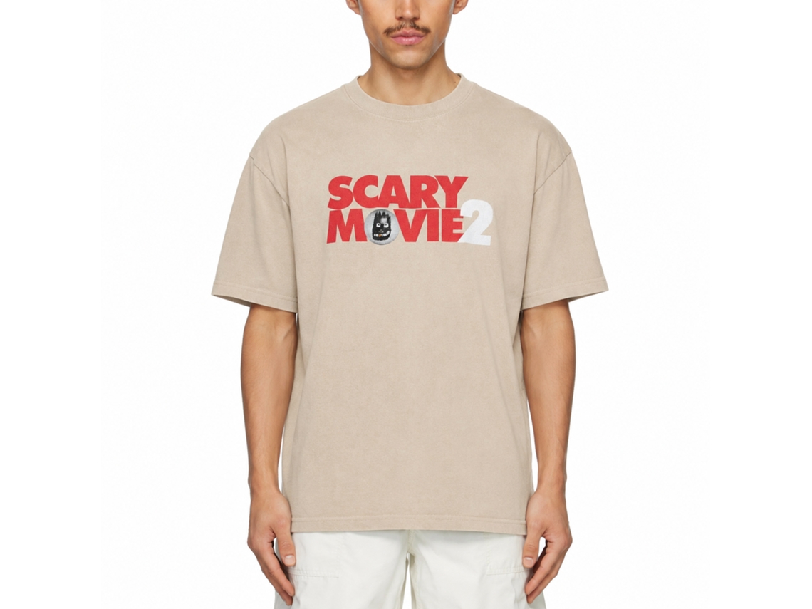 Rockinstone Scary Movie 2 Logo Sand T-shirt Size:xxl