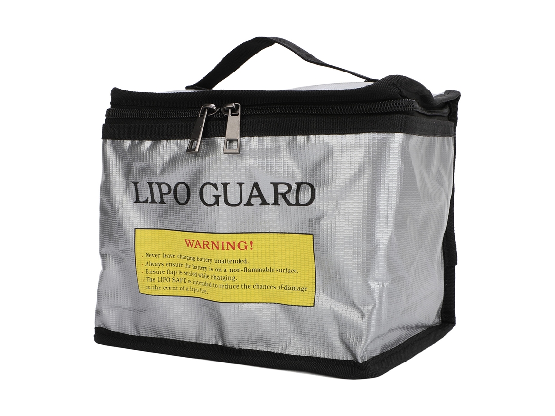 Bolsa Antifuego Profesional Para Baterías Lipo Explosión Proof Almacenamiento Carga Capacidad Grande Fibra De Vidrio