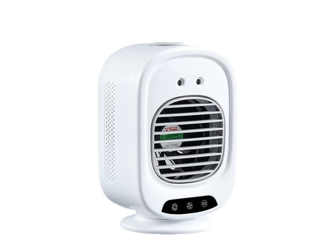 Ventilador Portátil Névoa 5 Vel Oscilação Branco