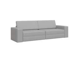 Conjunto 1 Sofá-cama Vidaxl Cinzento Tecido (245 X 78 X 77 Cm)