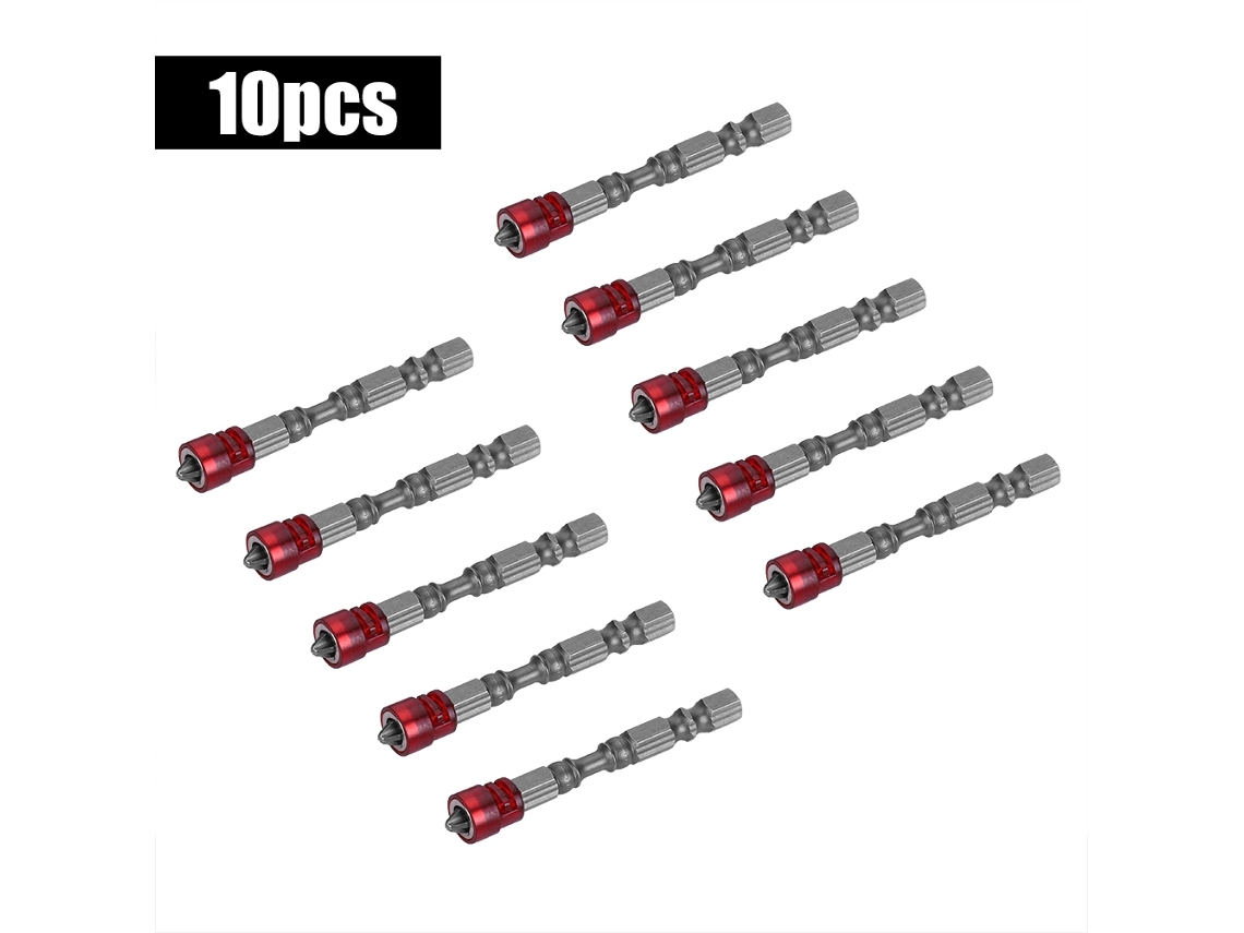 Conjunto de 10 Bits de Chave Phillips Ph2 com ponta magnética de 1/4 polegadas LAXISCREED