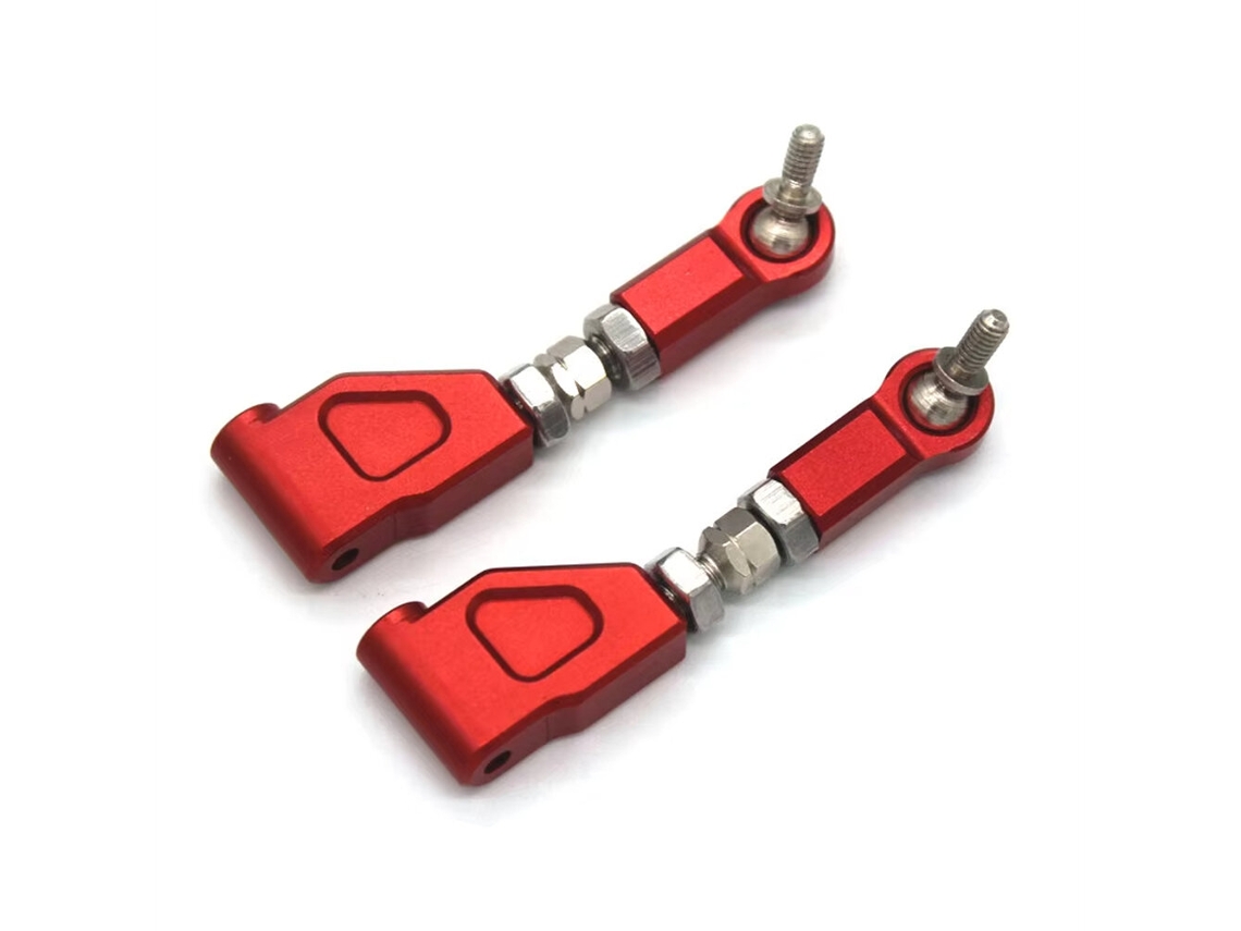 Preto 2pcs Braço Oscilante Traseiro Inferior Metal Reforçado Hnr H9802 H9803 Horse E30 Versão 1/10 Peças Modelos Veículos Rc MDUG