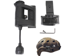 Suporte Para Lanterna De Capacete, Luzes De Led Para Bombeiros Com Base De Trilho E