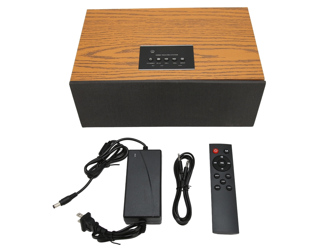 Caixa de Som Bluetooth EOOCOO com subwoofer, portátil, alta potência