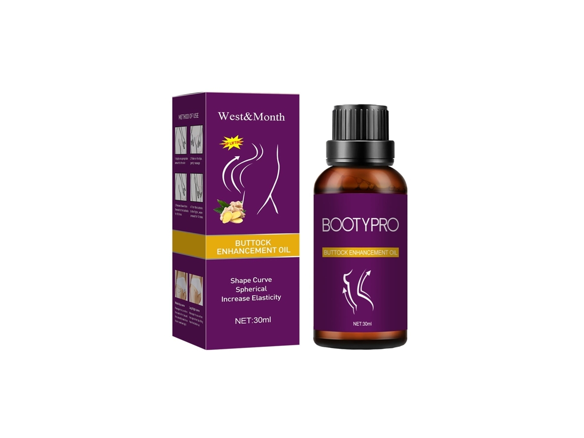 Óleo LAXISCREED para Definir e Aumentar o Bumbum de Forma Natural e Segura