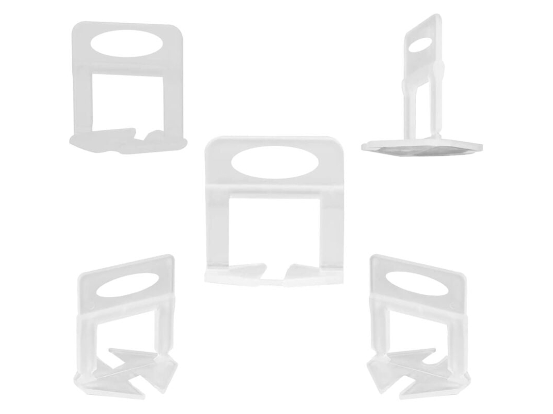 Lurelia Kit Nivelador De Ladrilhos, 300 Clipes, 1 Mm Para Piso E Parede
