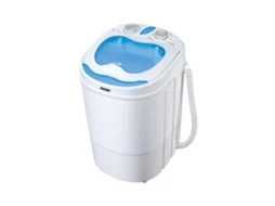 Máquina De Lavar Roupa 3kg Mini, 1kg Centrifugada, Perfeita Para Campismo, Caravanas E Autocaravanas Mesko Ms 8053 Branco Azul