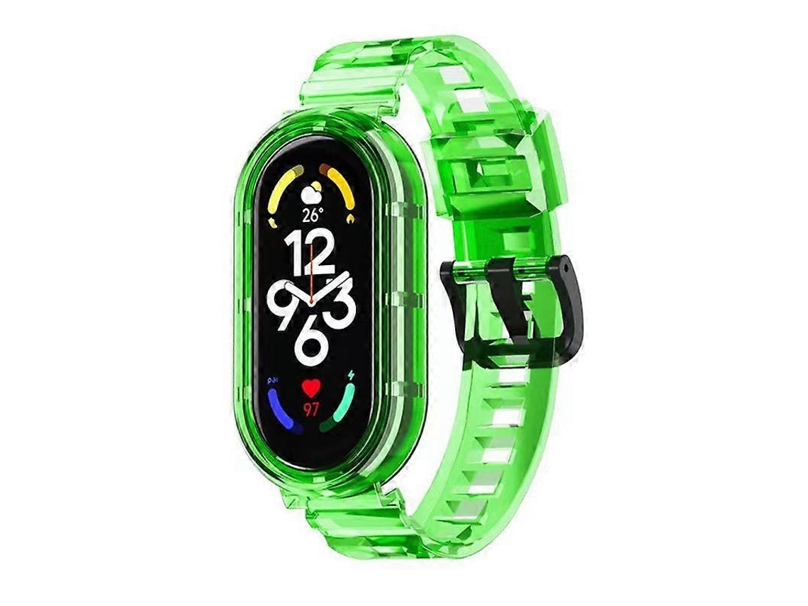 Pulseira De Tpu Com Capa Integrada Xdfind Glacier Armor Para Xiaomi Smart Band 10 / 9 / 8