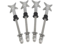 Pacote De 4 Âncoras Articuladas Parede Cavitária Aço Inoxidável 304 M8x150mm