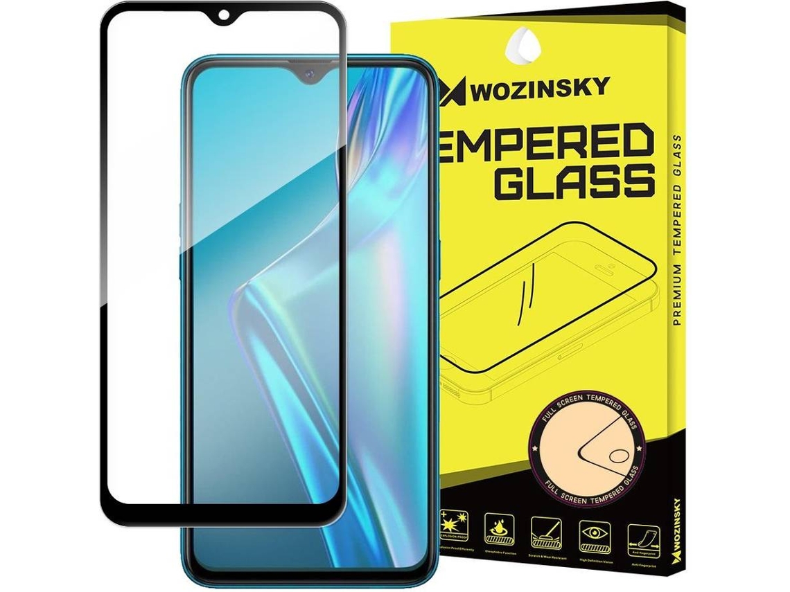 Película Oppo A12 LMOBILE Vidro Temperado Full Cover Preto