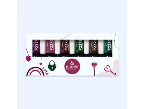 Verniz Gel Roxo Caixa Coleção Love Is 6uni.