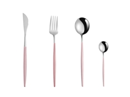Conjunto de 4 Peças Garfo Colher e Faca Reutilizáveis para Viagem RNEMITERY