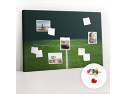 Painel De Cortiça Para Parede Campo De Futebol Para O Corredor Espelharte (120x80 Cm)