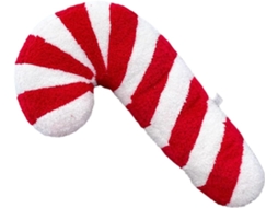 Almofada De Natal Macia E Fofa Em Pelúcia Com Formato De Bengala Doce, Decoração De Festa, Manta