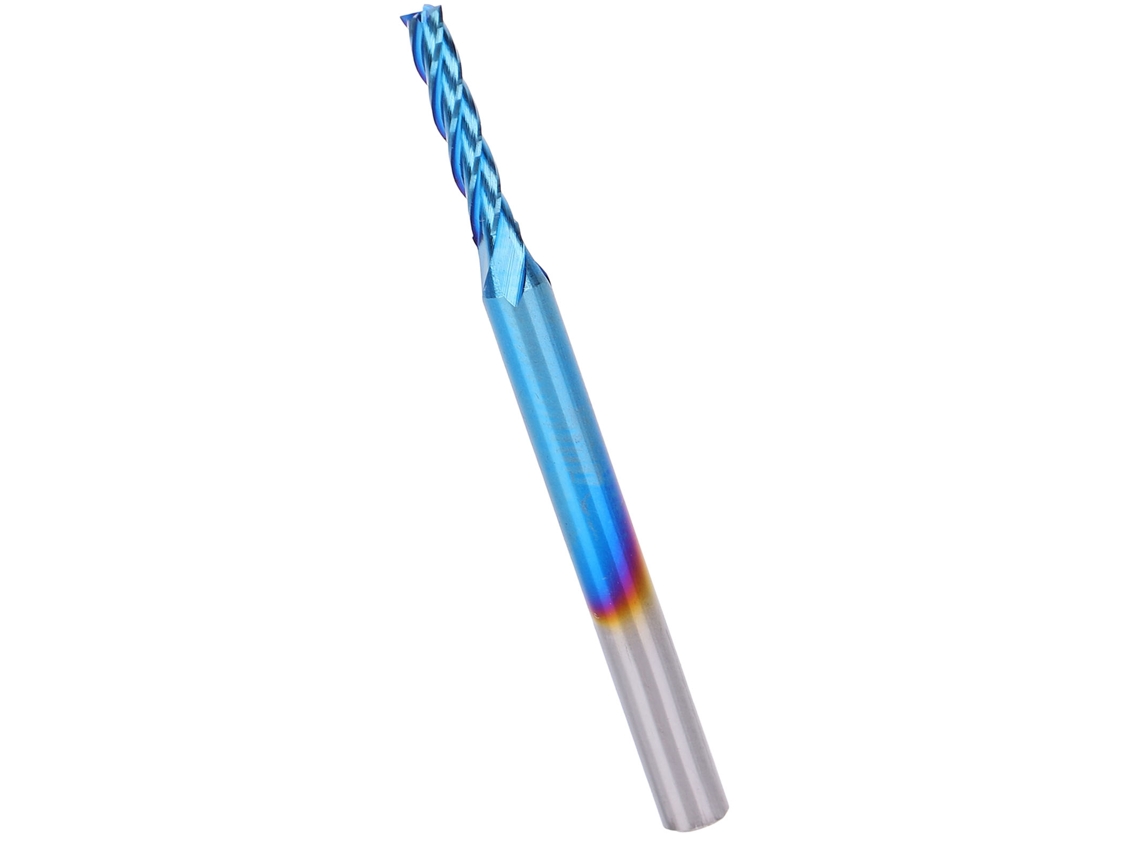 Fresa de topo de aço HSS de 4 canais (para liga de alumínio, acessório para ferramentas elétricas)