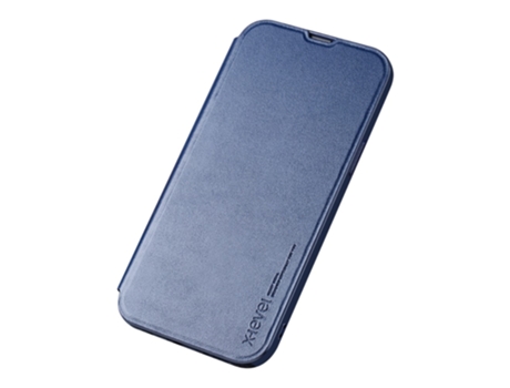 Capa Para Iphone 15 X-level Pele Sintética Anti-riscos Azul