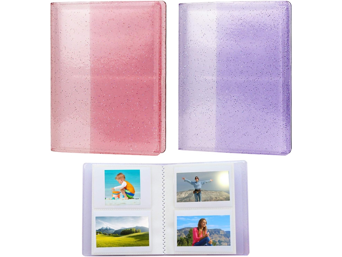 Mini Álbum de Fotos para Anotações, Bolsa Organizadora Protetora para Documentos BRILVIBERA