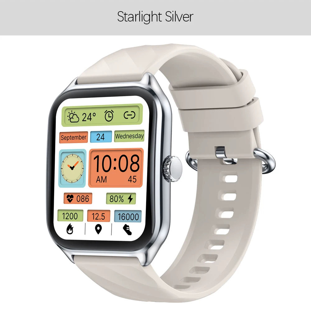 (prata Estelar) Smartwatch Gts 4 Com Chamada De Voz, Tela Hd De 1,94 Polegadas