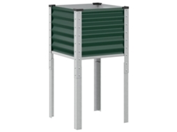 Garden Planter, Garden Planters Vidaxl Verde Aço (45 X 45 X 88 Cm)