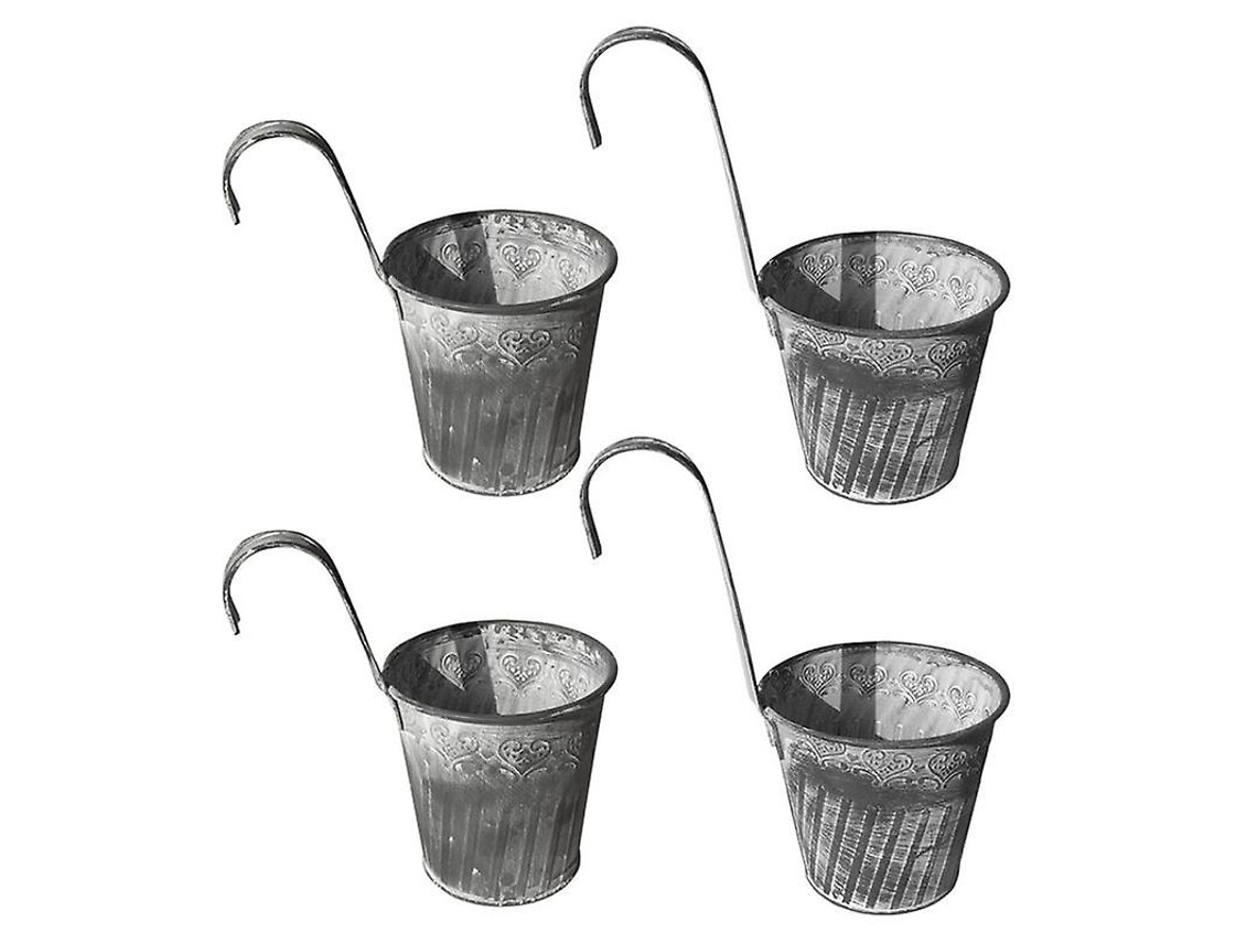 4 Unidades de Vaso para Plantas de Jardinagem ALLINLESS