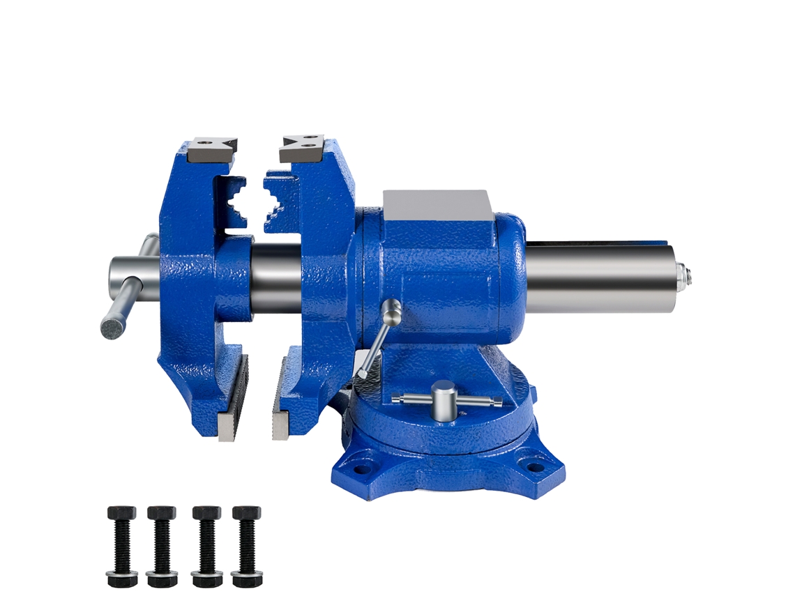 Morsa Multifuncional Succebuy De 6 Polegadas, 30 Kn, Base Giratória De 360 ​​​​graus, Cargas Pesadas