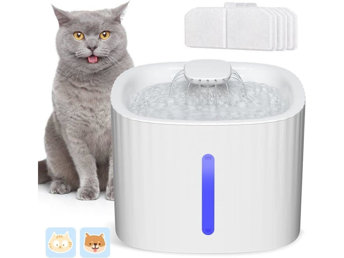 Dispensador Automático De Água, Capacidade 3 L, Silencioso, Luz Led, Sistema Filtrante, Carvão Ativado, Para Uso Doméstico E Hidratação Diária