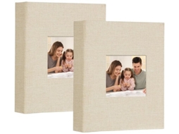 Álbum De Fotos 6x4 - 50 Espaços - Encadernação Superior - Álbum De Fotos Em Linha - Contém 100 Fotos Verticais 10x15 Cm - Para Família/casamento/crian