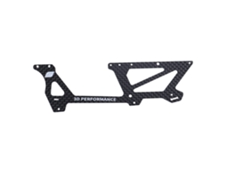 Painel Lateral em Fibra de Carbono para Peças de Substituição do Helicóptero Rc Goosky S2 Ultra MDUG (esquerda)
