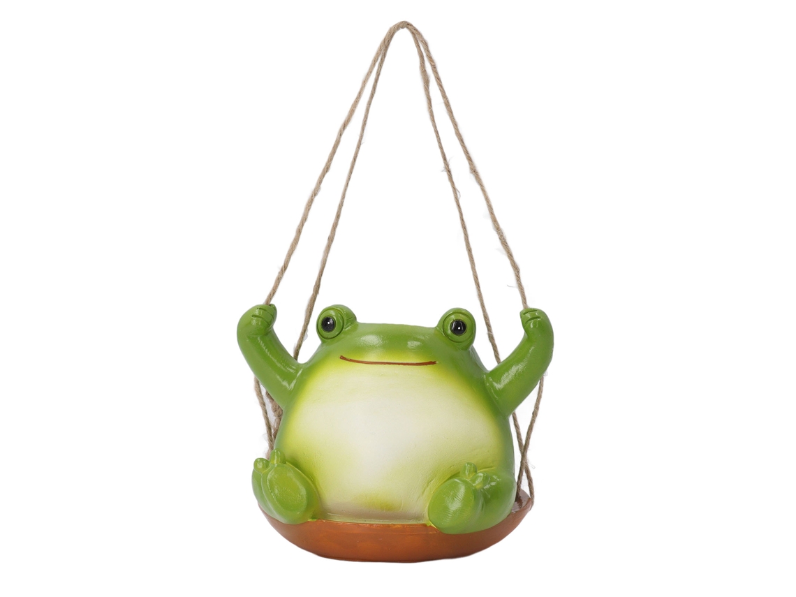 Mali vaso de Sapo Forma Animal Cartoon para Plantas Suculentas com Buraco de Drenagem