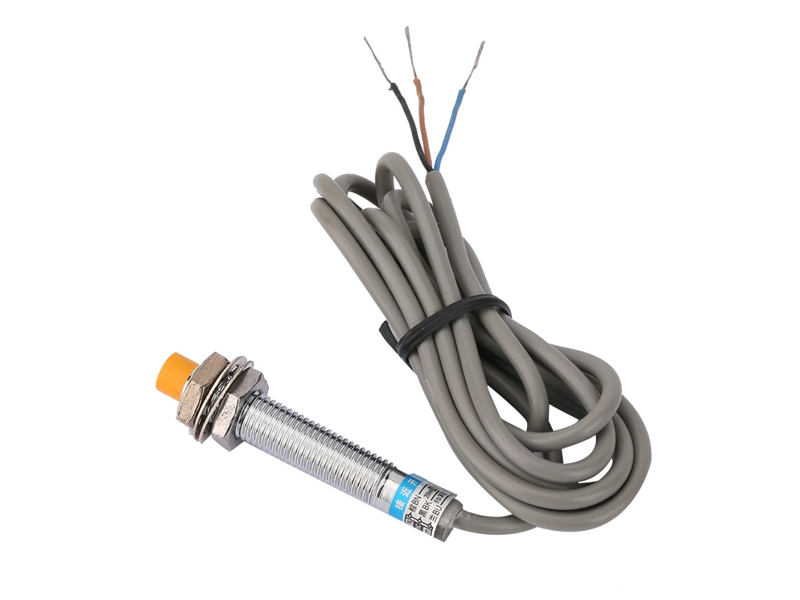 Sensor de proximidade indutivo normalmente fechado Laxiscreed NPN 3 Fios para detecção indutiva