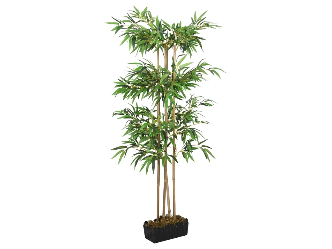 Vidaxl Árvore De Bambu Artificial 1216 Folhas 180 Cm Verde