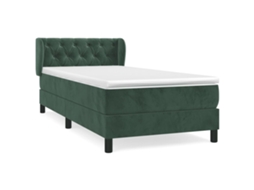 Box Spring Bed, Box Spring Beds Vidaxl Verde Veludo (80 X 200 Cm)