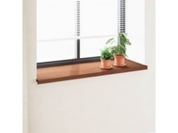 Vidaxl Soleira De Janela Madeira Marrom 120 X 50 X 4,5 Cm Pvc
