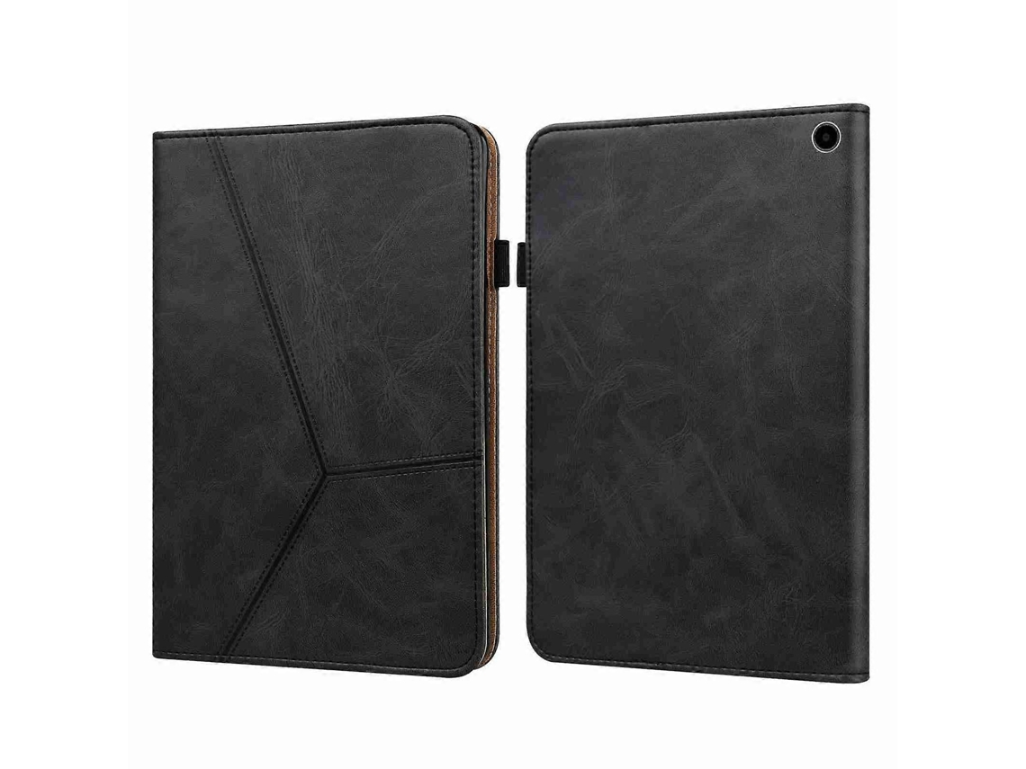 Capa de couro com listras em relevo Webake para tablet Amazon Kindle Fire HD 8 (2022)