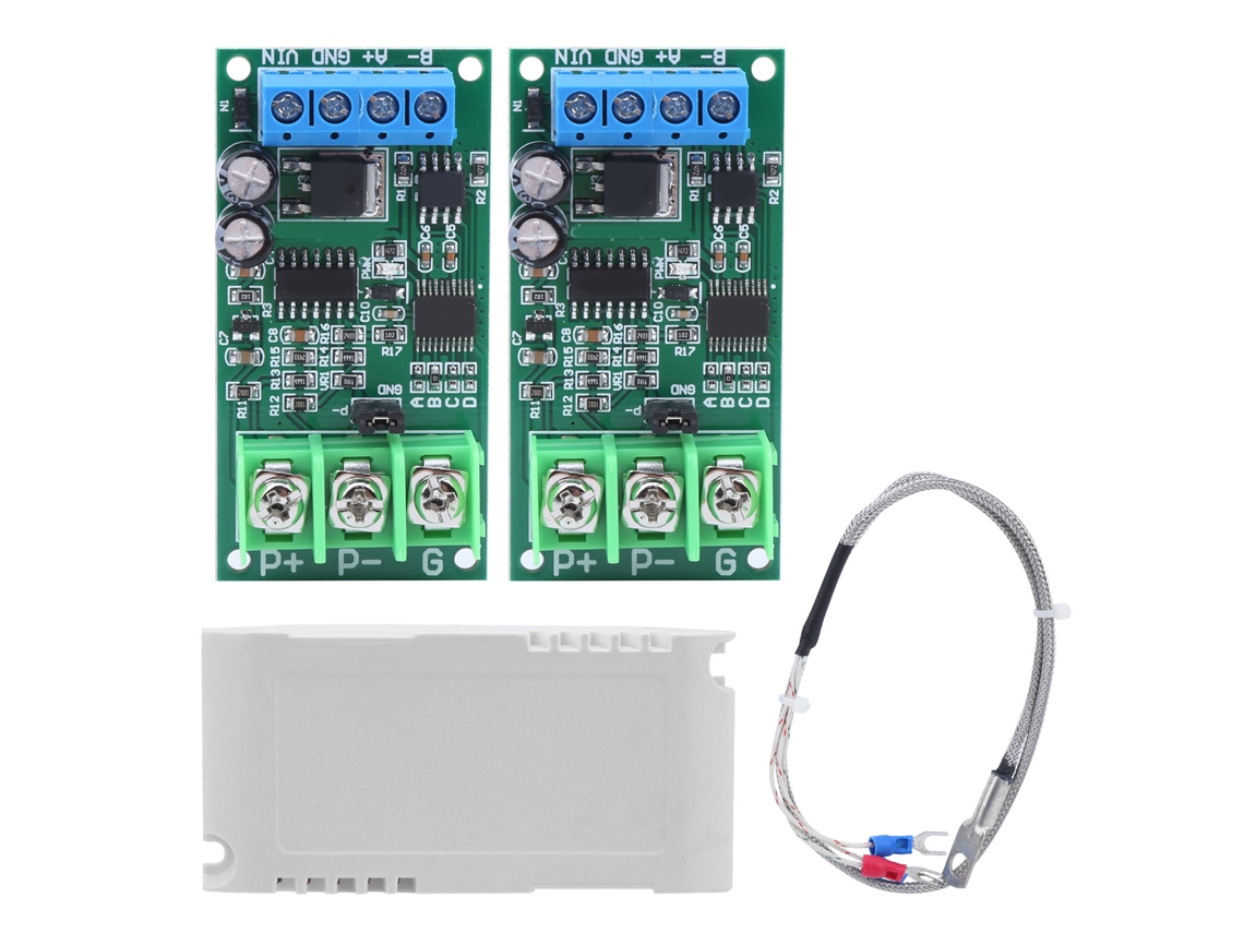 Módulo Transmissor de Temperatura Pt100 RTD com RS485 Modbus RTU para Medição Precisa